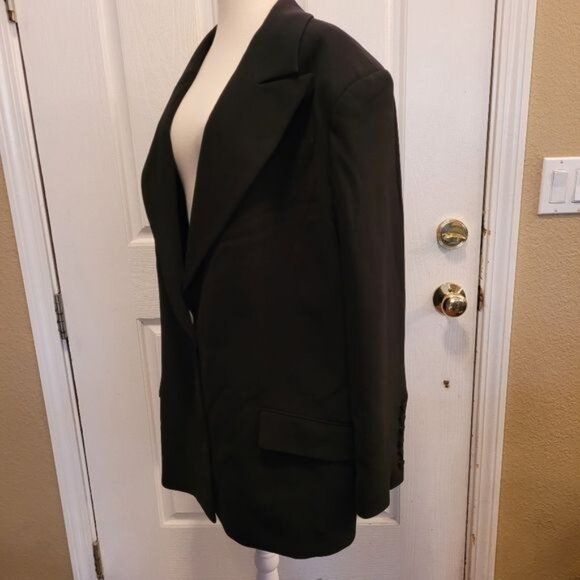 New Sergio Hudson jet black blazer Jacket career work size 3X 3XL - Picture 5 of 8